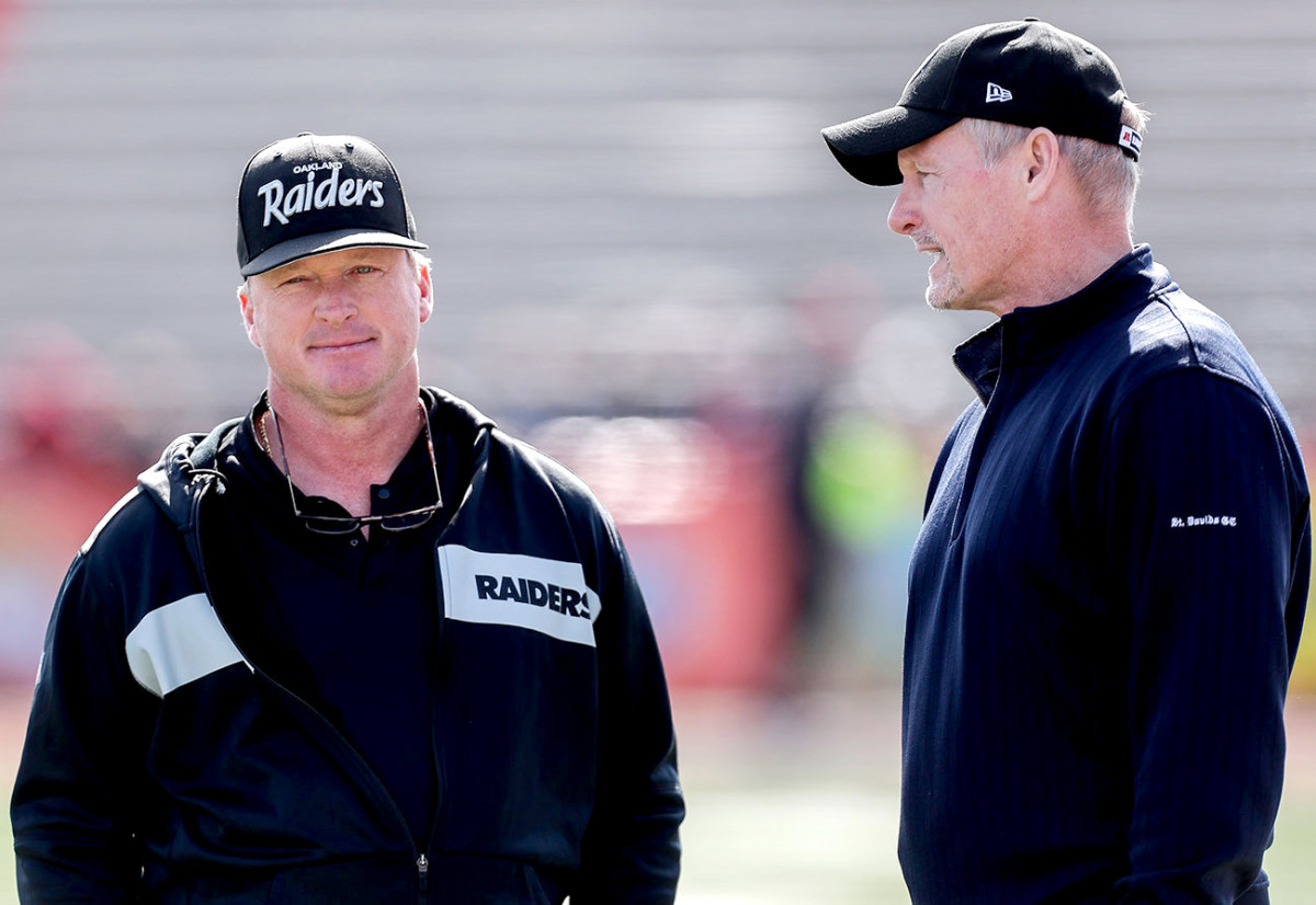 Gruden picked Mayock’s brain before the 2018 draft; by the next draft he was Oakland’s GM.